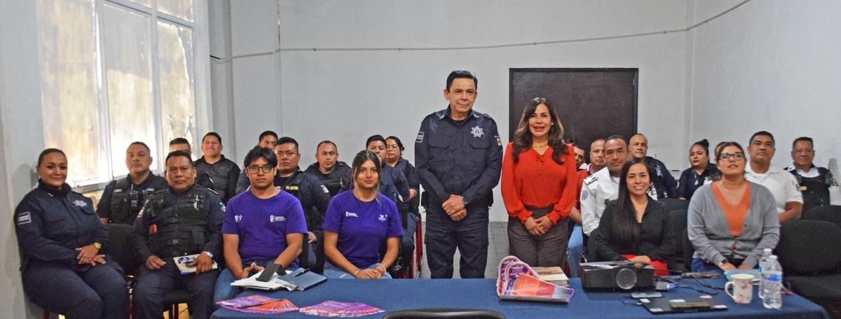 Policías de Cuernavaca reciben capacitación en masculinidades