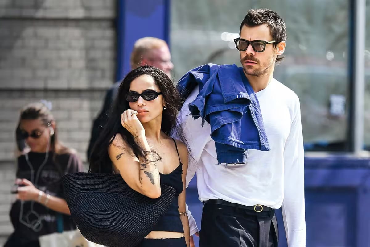 Harry Styles y Zoë Kravitz, rumores de compromiso en Londres