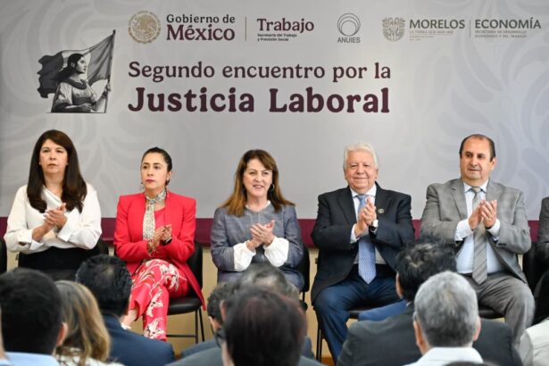 Gobernadora de Morelos impulsa justicia laboral con encuentro estatal