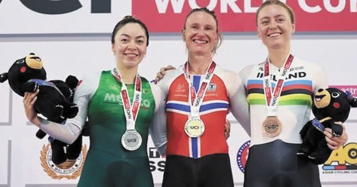 México gana plata y bronce en Mundial de Ciclismo de Pista 2026
