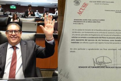 Víctor Mercado Salgado solicita licencia indefinida en el Senado