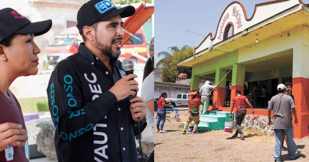 Ayuntamiento de Yautepec renueva espacios en colonia 13 de Septiembre