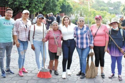 Tetecala impulsa limpieza y rehabilitación de espacios públicos