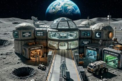 NASA y Blue Origin lanzan plan para base lunar permanente en 2026