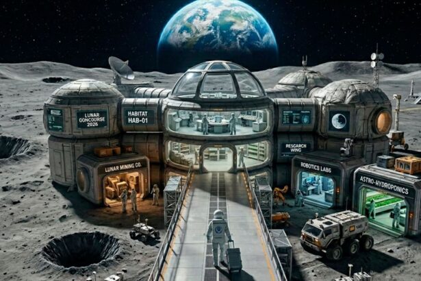 NASA y Blue Origin lanzan plan para base lunar permanente en 2026