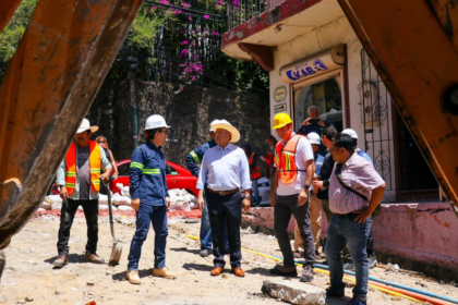 Urióstegui supervisa obras clave en Centro Histórico de Cuernavaca