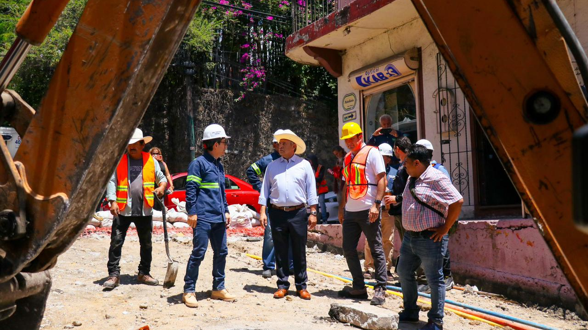 Urióstegui supervisa obras clave en Centro Histórico de Cuernavaca