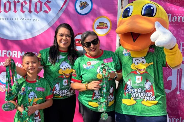 Carrera Kids 99 reúne a familias de Morelos por la solidaridad