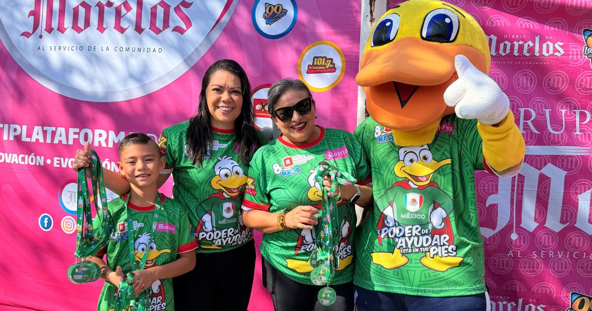 Carrera Kids 99 reúne a familias de Morelos por la solidaridad