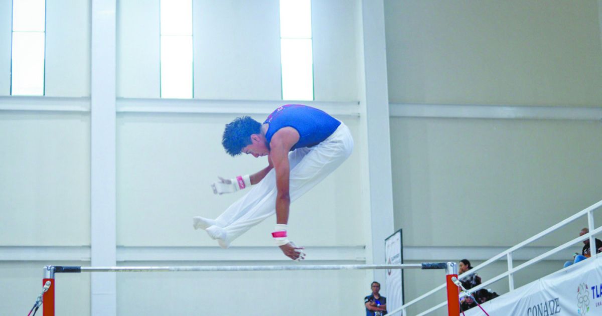 Diego Venosa gana plata en barra fija en Olimpiada Conade 2026