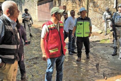 Perseo Quiroz encabeza operativo tras lluvias en Tepoztlán