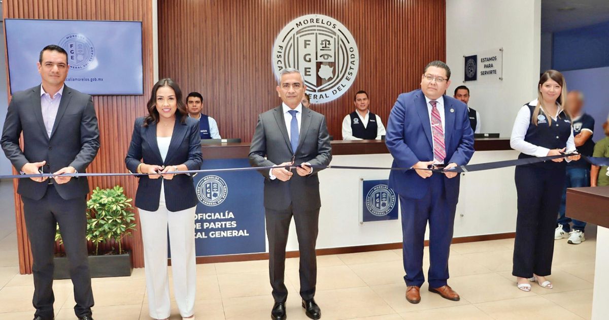 Fiscalía de Morelos inaugura Módulo de Atención Ciudadana en Temixco