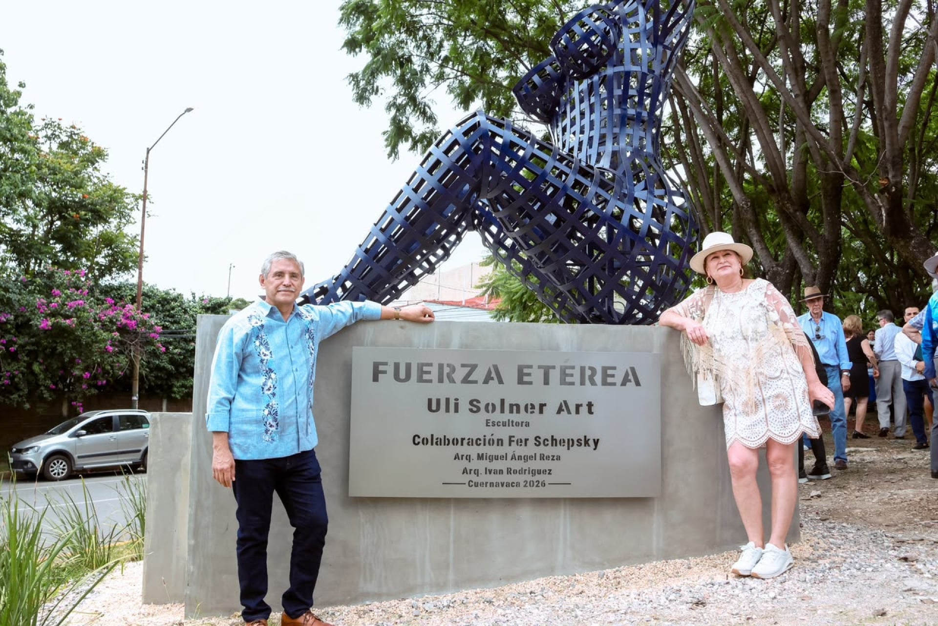 Cuernavaca incorpora la escultura "Fuerza Etérea" de Uli Solner