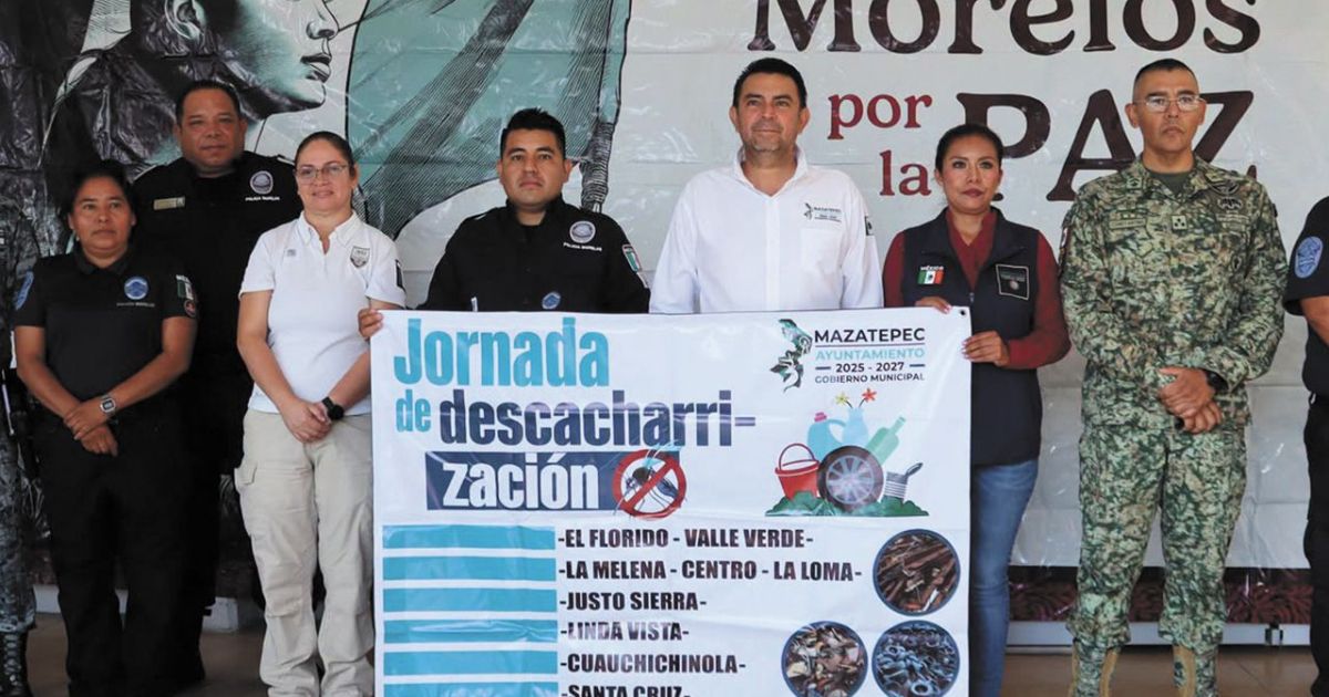 Mazatepec inicia campaña contra mosquitos y arbovirosis 2026