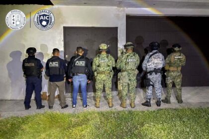 Aseguran león africano en vía pública de Jojutla, Morelos
